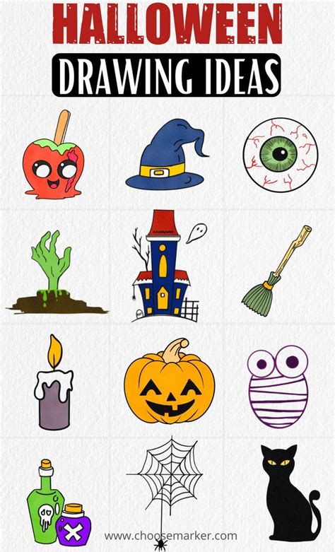 An Image Of Halloween Drawing Ideas