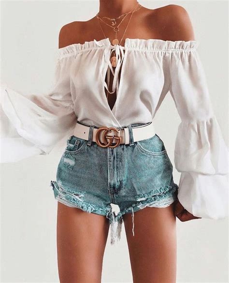 30 Schöne Sommeroutfits Outfits Verano Short Outfits Top Outfits