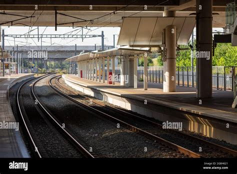 Ebbsfleet International Railway Station Ebbsfleetkent Uk Stock Photo