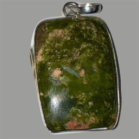 Green Natural Unakite Cabochon Pendant Size Mm At Rs In Mumbai