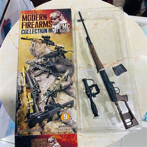 Hot Toys 1 6 Scale Modern Firearms Collection III Dragunor SVD Hottoys 12吋Figure用 槍 興趣及遊戲 玩具