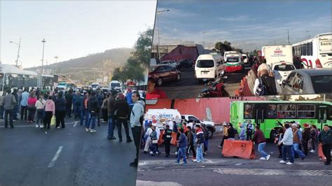 Comienzan Bloqueos De Transportistas Un Caos La México Pachuca