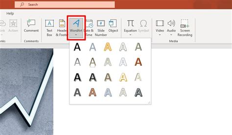 How To Add Wordart Text Style In Powerpoint Vegaslide