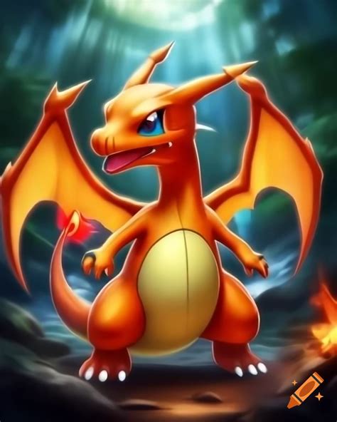 Charizard The Fire Breathing Pokémon On Craiyon