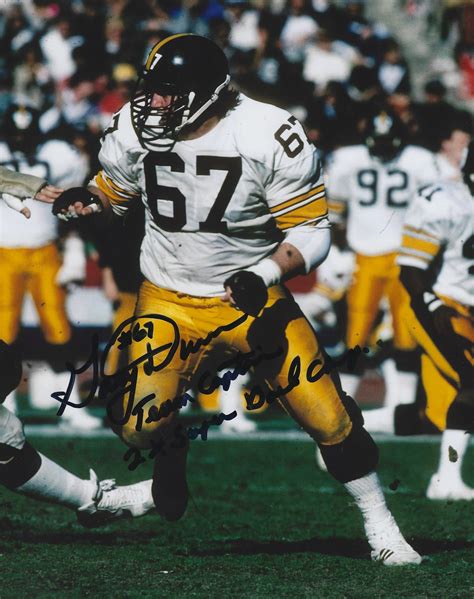 Autographed GARY DUNN 8X10 Pittsburgh Steelers Photo - Main Line Autographs