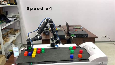 Robotic Arm Object Detection Sorting By Color Youtube