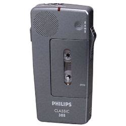 Philips LFH38800B Pocket Memo Classic 388 Portable Mini Cassette