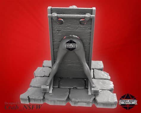 Bdsm Pillory Miniature Dungeon Of Pleasure Stocks Miniature Nsfw Figure