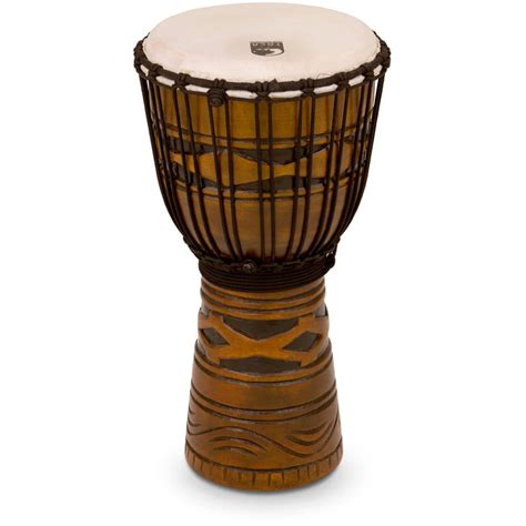 Toca TODJ-10AM Origins Series Rope Tuned Wood 10" Djembe - African Mask ...