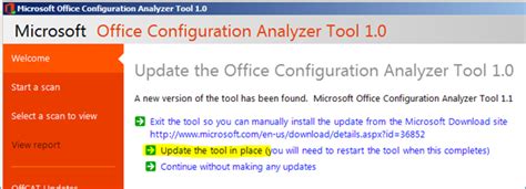 Office Configuration Analyzer Tool Offcat Version Is Now