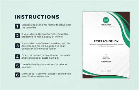 Research Word Template in Word, PDF, Google Docs - Download | Template.net