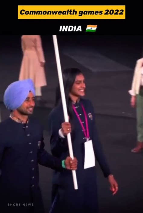 Commonwealth Games Opening Ceremony 2022 Pv Sindhu And Manpreet Singh Shorts Youtube