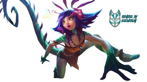 Neeko The Curious Chameleon Render By Lol Verlay League Of Legends