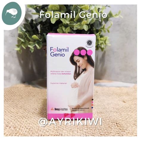 Jual Folamil Genio 30 Kapsul Shopee Indonesia