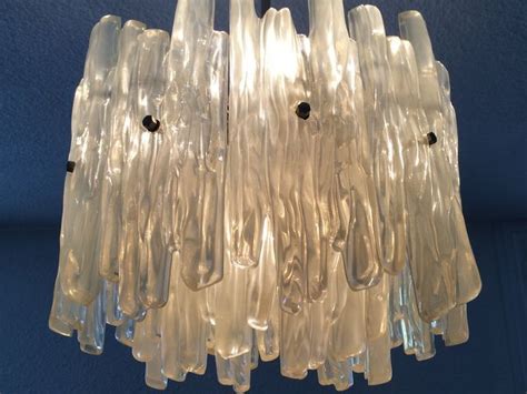 Lustre Design Vintage Plexiglas Moul Suspension Ann Es Pique