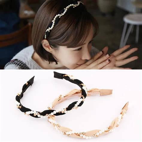 Girls Lady Fashion Bow Diamond Headband Hairband Bowknot Silk Elegant