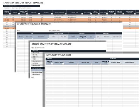 Download Free Inventory Report Templates Smartsheet