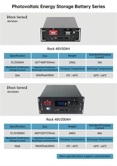 Household 48V 51 2V LiFePO4 Lithium Rack Installation Stacked Battery