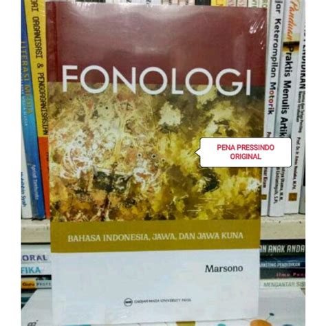 Jual Fonologi Bahasa Indonesia Jawa Dan Jawa Kuno Marsono Shopee