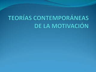 Conceptos básicos de motivación PPT