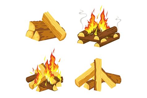 Fire Log Clipart