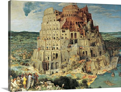 Tower of Babel, by Pieter Bruegel the Elder, 1563. Kunsthistorisches Museum, Vienna Wall Art ...