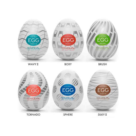 Tenga Egg Variety Pack New Standard 6 Pack Vit Vit Tpe Fyndiq