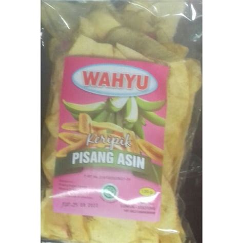 Jual Keripik Pisang Asin Wahyu Khas Luwuk Banggai Shopee Indonesia