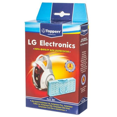 Фильтр Hepa Topperr FLG 891 для пылесосов LG - купить с доставкой по ...