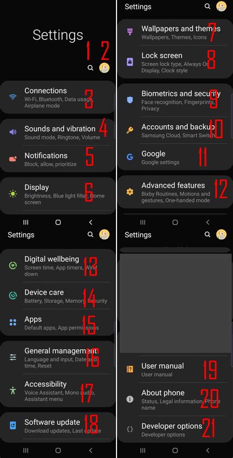 How To Use Galaxy S10 Settings Galaxy S10 Guides