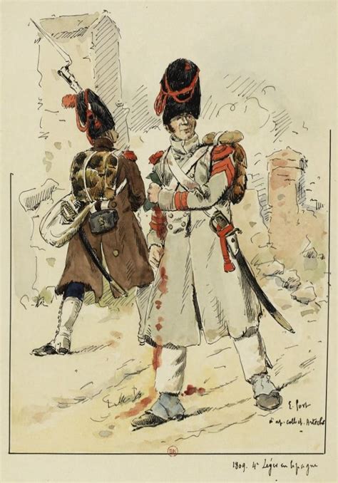 le 4e regiment d infanterie légère de 1800 à 1815 Guerres