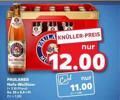 Paulaner Hefe Weißbier Angebot Bei Kaufland 1prospektede