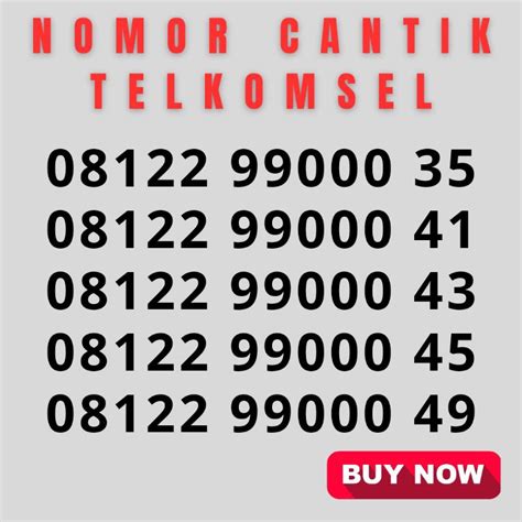 Jual nomor cantik telkomsel SERI 08122 99000 RAPI + MUDAH DIHAFAL DAN ...