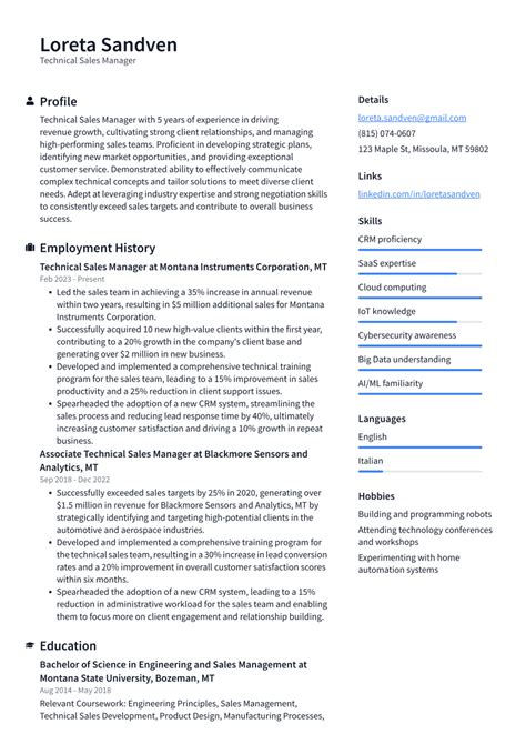 Top 16 Technical Sales Manager Resume Objective Examples