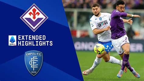 Fiorentina Vs Empoli Extended Highlights Serie A CBS Sports