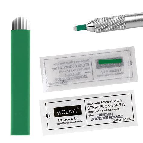 Amazon Wolayi Microblading Needles Nano Mm Thinnest Blade On