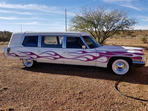 Custom Paint 1971 Cadillac Superior Hearse For Sale