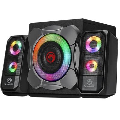 Speakers Marvo Scorpion Sg Bt Bluetooth Rgb Led