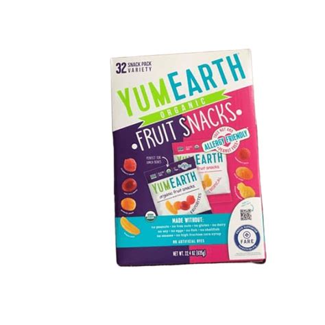 Yumearth Organic Fruit Snacks Variety 32 Snack Packs Shelhealth