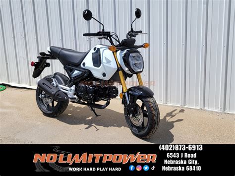 Honda Grom Abs Pearl White No Limit Power Inc