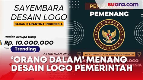 Biodata Andi Yusmanto Orang Dalam Pemenang Lomba Desain Logo Badan