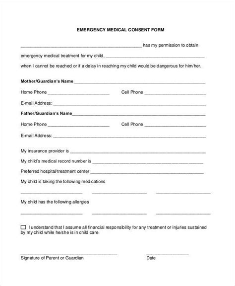 Free Printable Blank Medical Forms Free Templates Printable