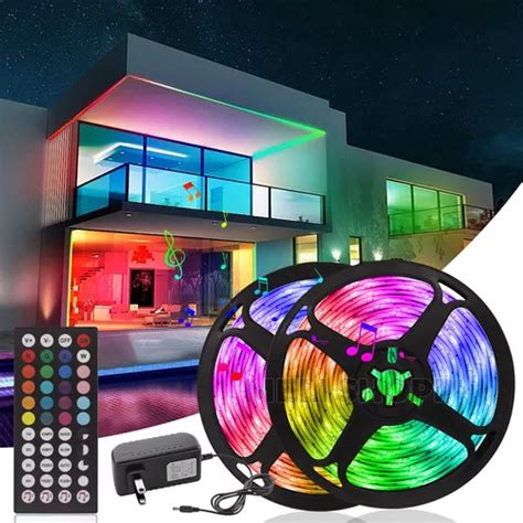 Fita Led Rgb 5050 Rolo 5m 300 Leds Ip65 Controle Fonte MercadoLivre