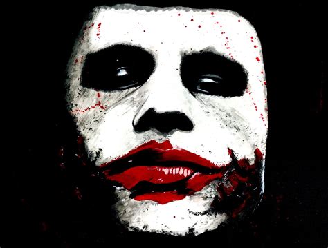 Heath Ledger joker print - Etsy