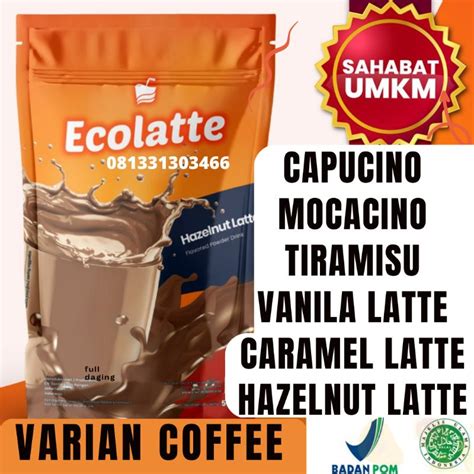 Jual BUBUK MINUMAN ECOLATTE CHOLATTE VARIAN KOPI COFFEE CAPPUCINO