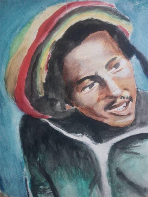 Bob Marley water colour painting by gabzy1 on DeviantArt