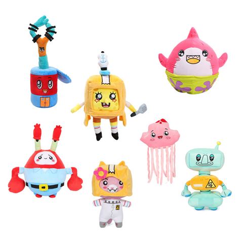 Lankybox Ocean Series Spongebob SquarePants Plush Toy Birthday Gift fo – Dookilive