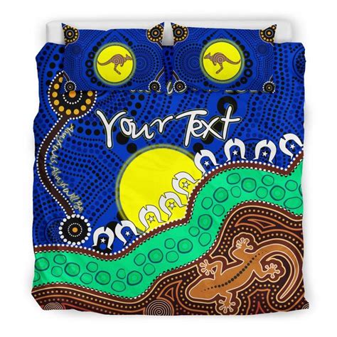 Custom Bedding Set Aboriginal Naidoc Week Style Custom Bed Duvet