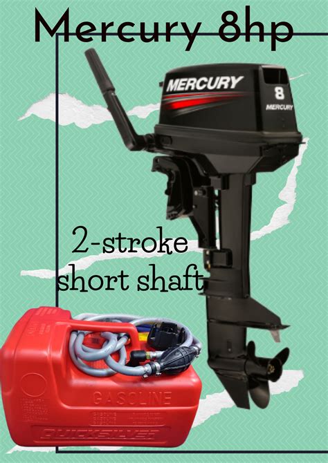 Mercury Outboard Motor Hp Stroke Short Shaft With Foc Of