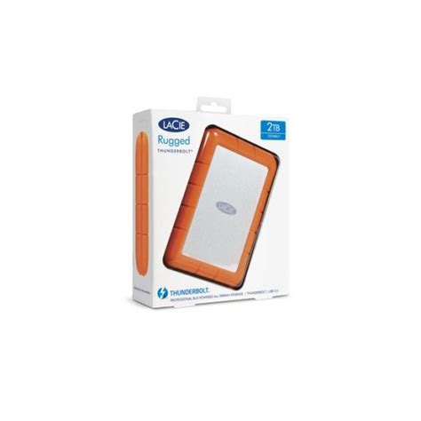 2TB LaCie Rugged Thunderbolt All Terrain Portable Drive Dual Interface